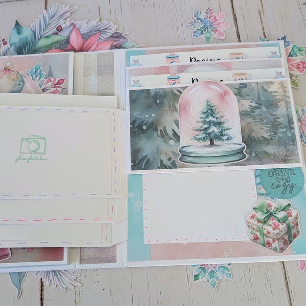 Cotton Candy Christmas Recipe Album Class Kit