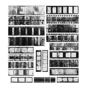 Black and White Film Strips Ephemera