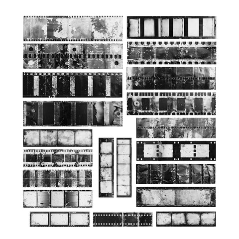 Black and White Film Strips Ephemera