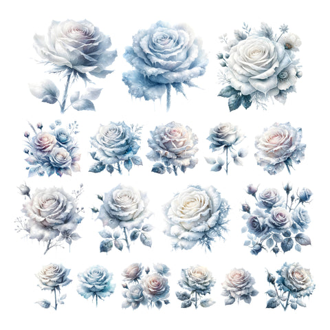 Forever Frost Floral Ephemera