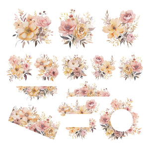 Vintage Chic Floral Ephemera