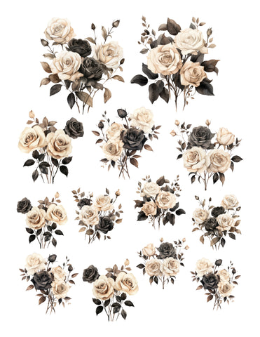 Skeleton Party Floral Ephemera