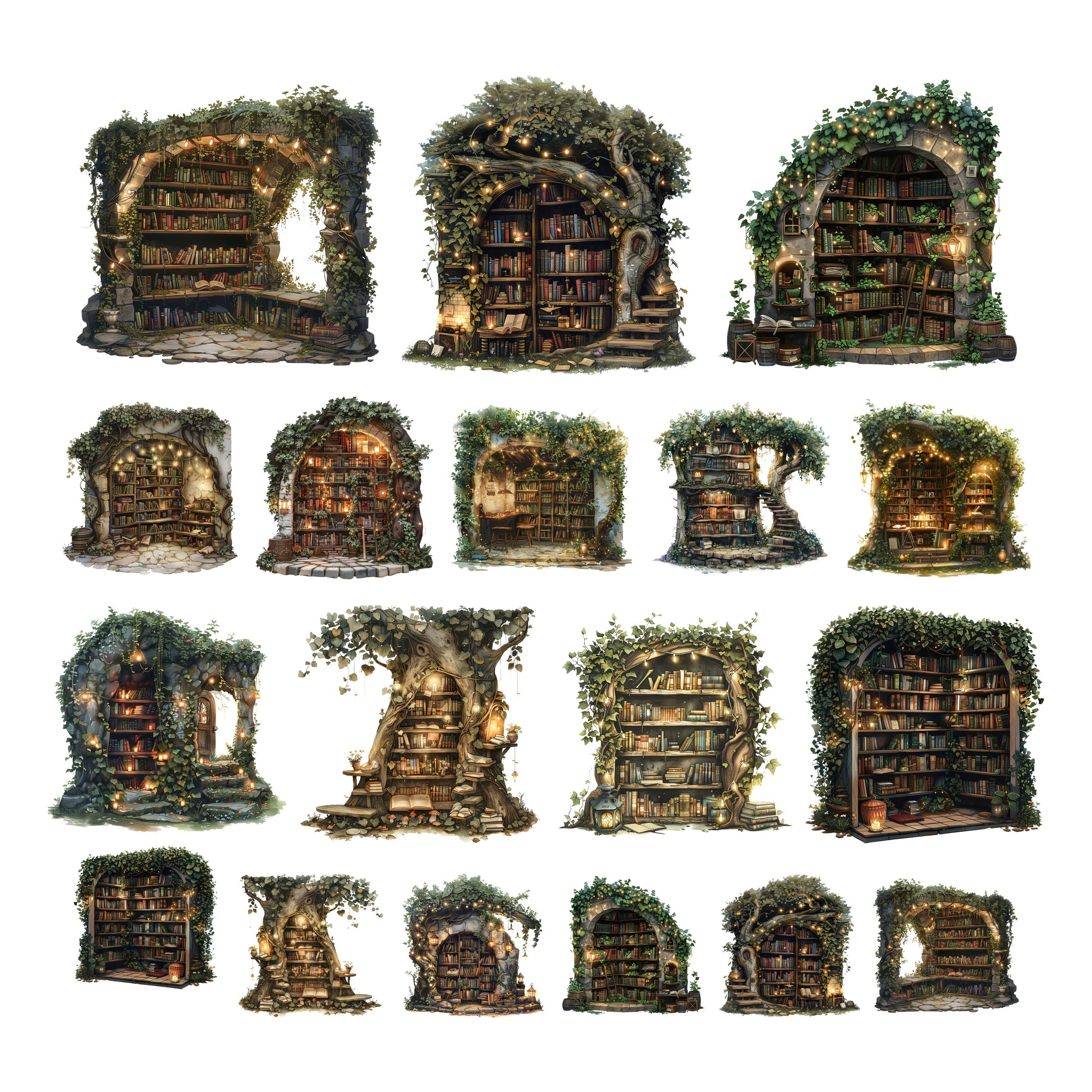Forest Fairy Tales Library Ephemera