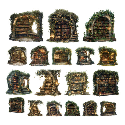 Forest Fairy Tales Library Ephemera