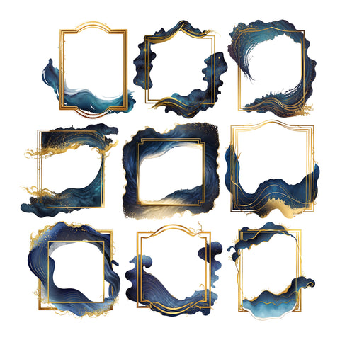 Midnight Majesty Frames Ephemera