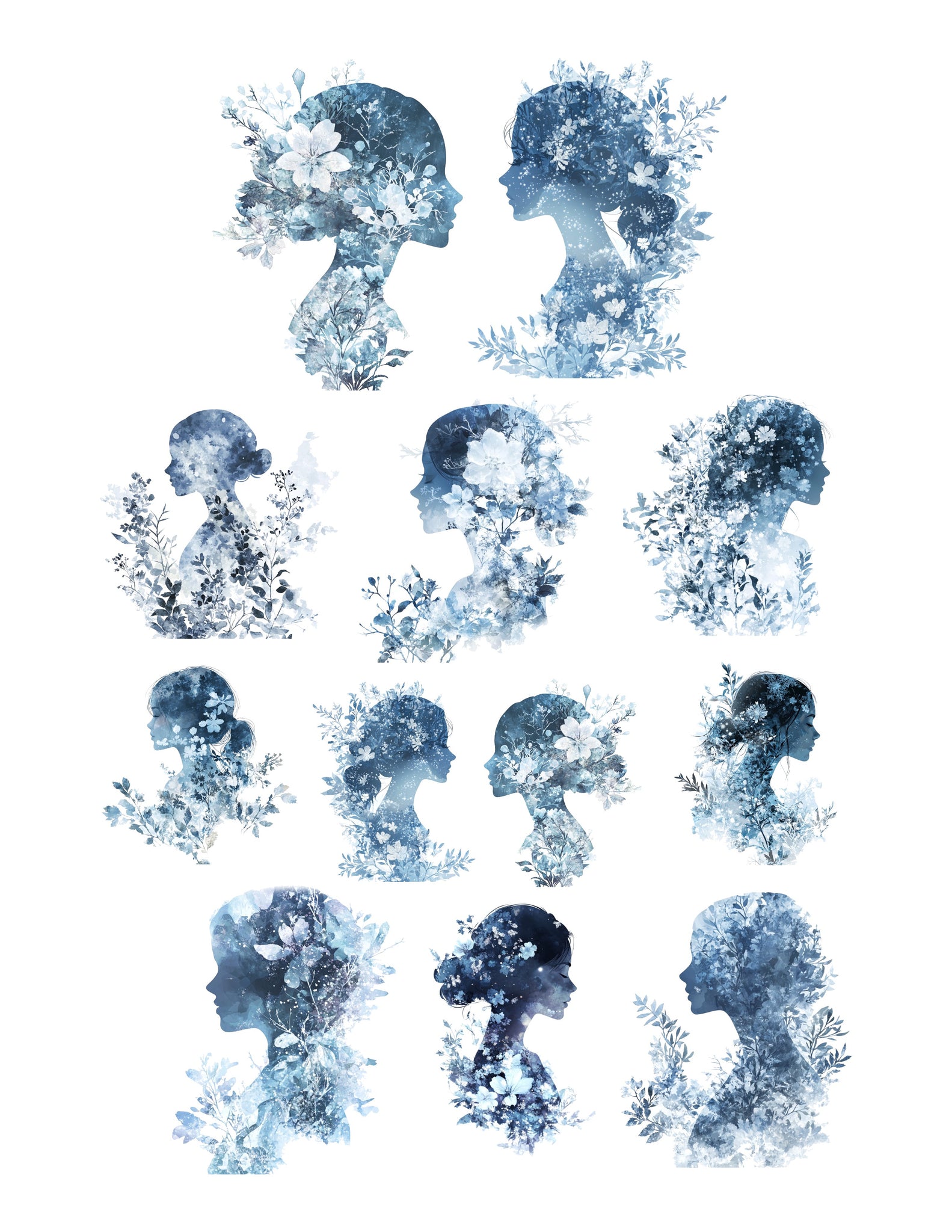 Frosty Faces Ephemera Pack