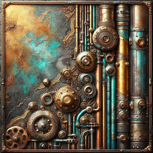 Steampunk Gears Paper 3