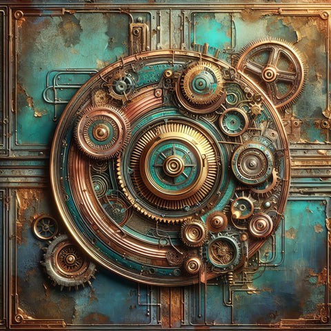 Steampunk Gears Paper 2