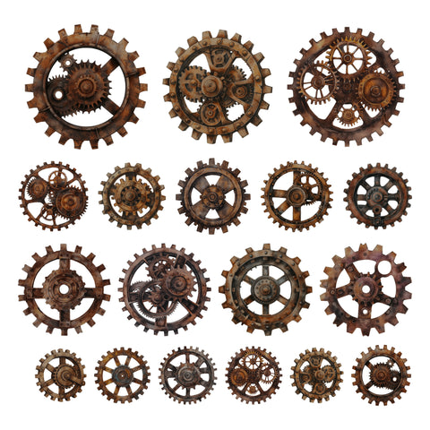 Urban Grunge Gears Ephemera