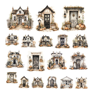 Skeleton Party Houses Ephemera