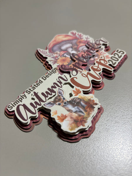 October Autumn Crop Layered Die