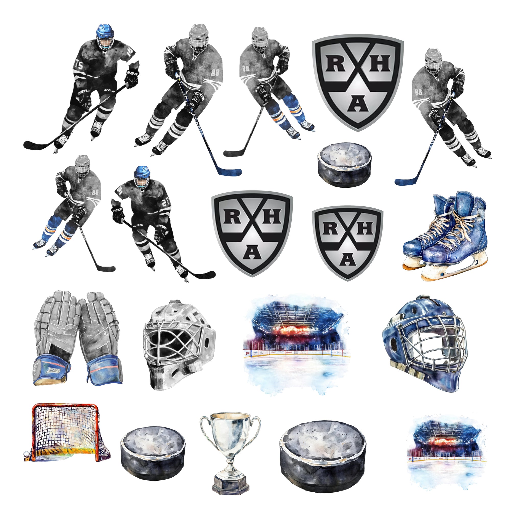 Custom Ice Hockey Ephemera for Carol