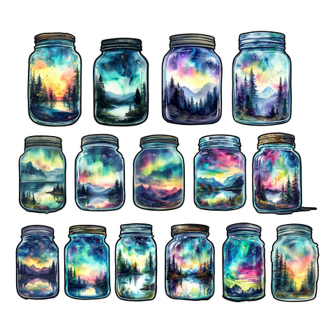 Paint The Sky Jars Ephemera