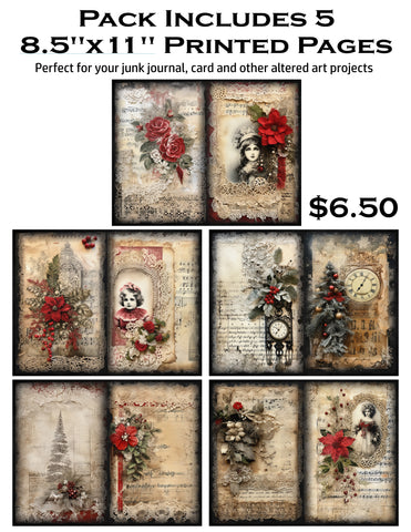 Eclectic Christmas 8.5 x 11 Paper Pack