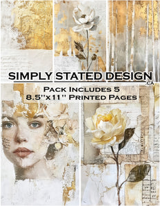 Golden Moments 8.5 x 11 Paper Pack