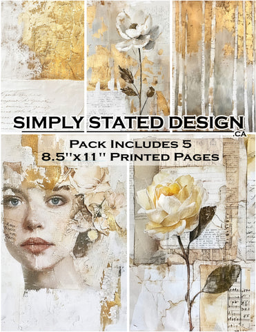 Golden Moments 8.5 x 11 Paper Pack