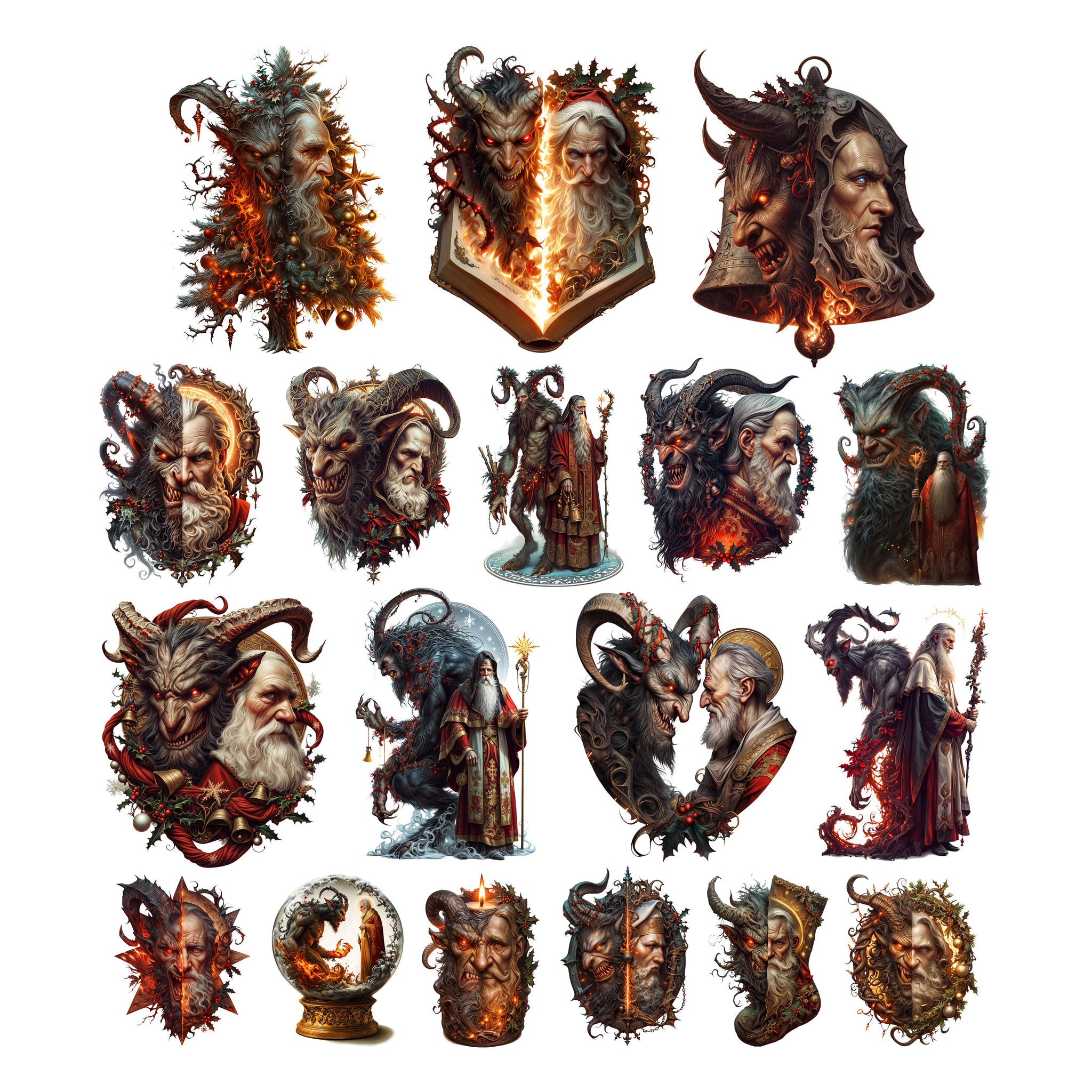 Krampus vs. St Nick Ephemera