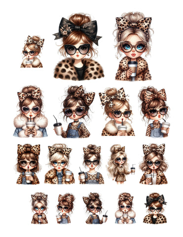 Bold Beauty Cute Girls Ephemera