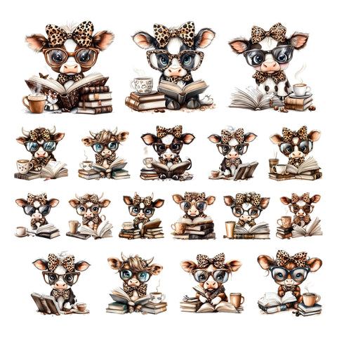 Bold Beauty Cute Cows Ephemera