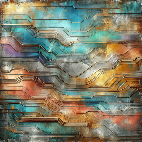 Metal Walls Paper 6