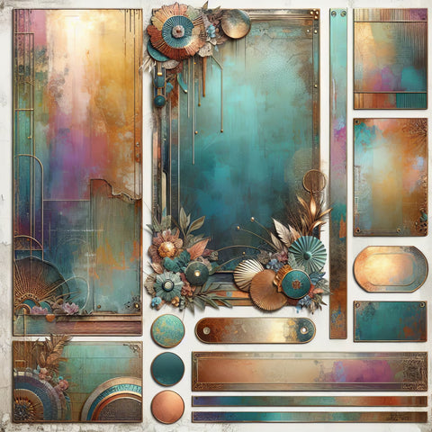 Metal Walls Paper 8