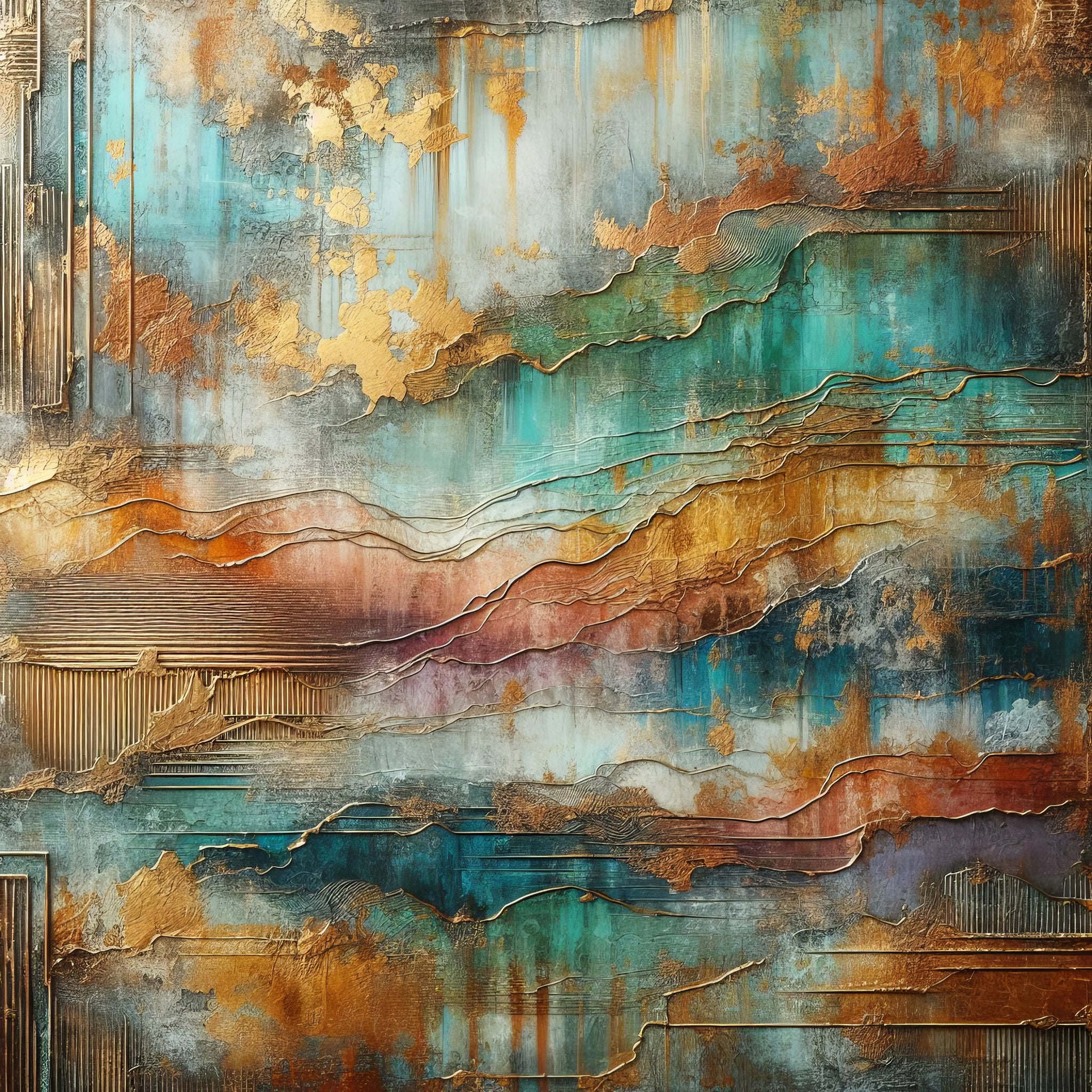 Metal Walls Paper 3