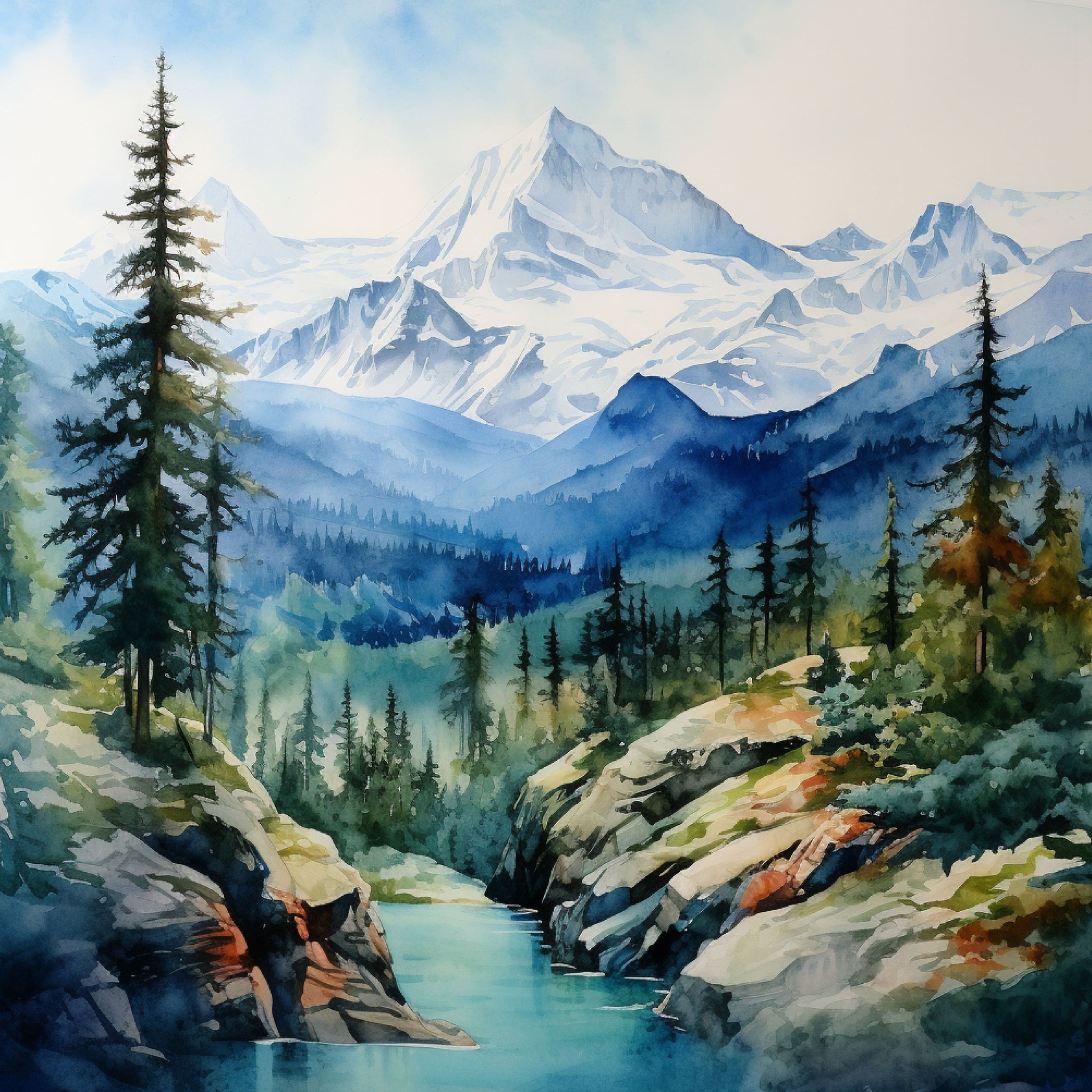 Mountain Scenes Paper 1