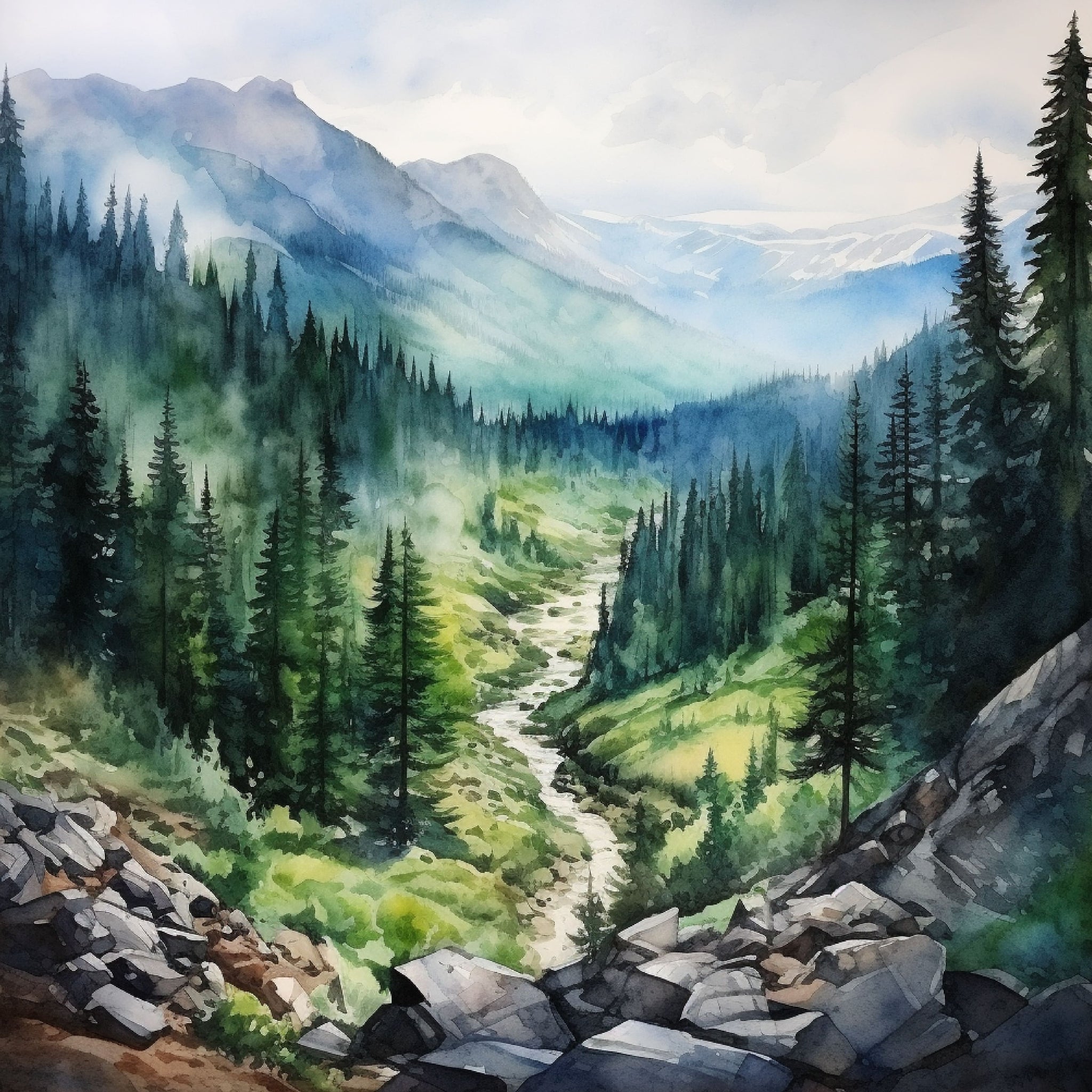 Mountain Scenes Paper 3