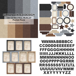 I Want It All - Neutral Burlap