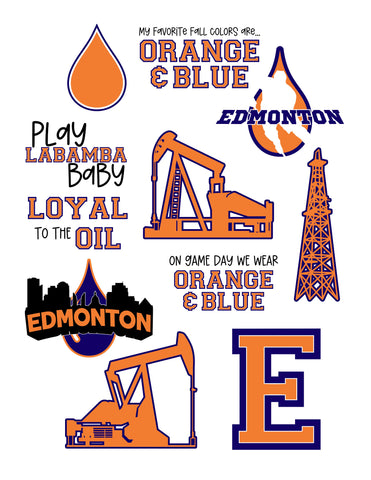 Orange & Blue Ephemera