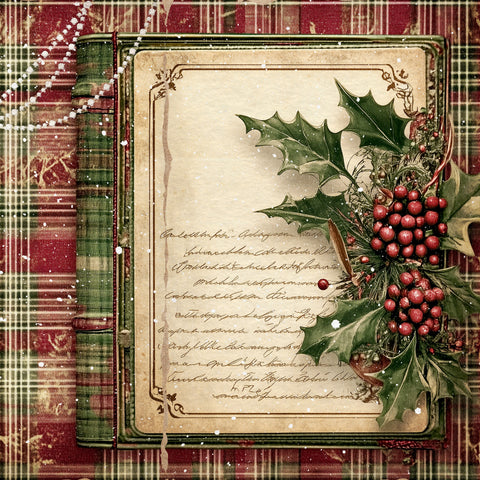 Victorian Christmas Paper 1