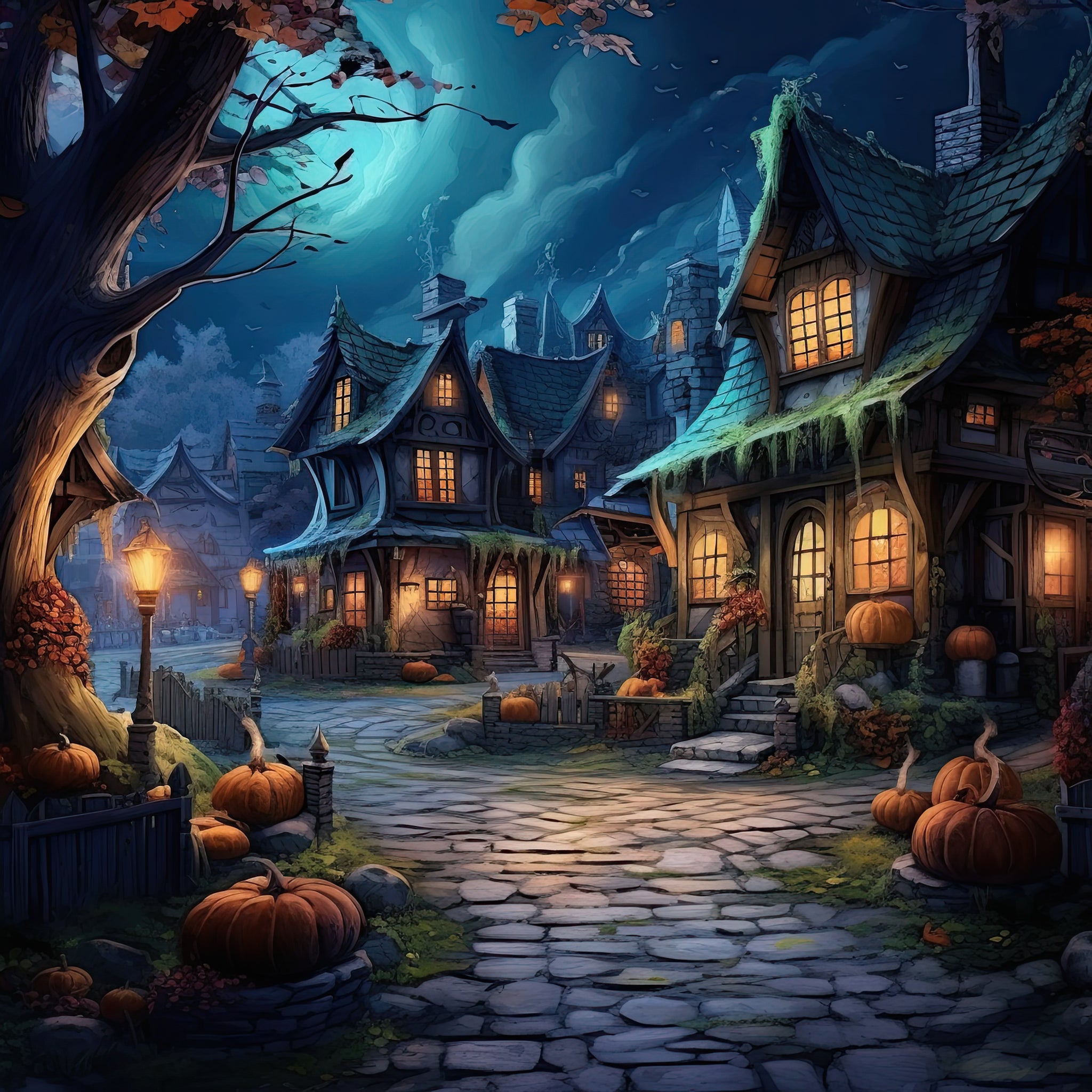Halloween Town Paper 2
