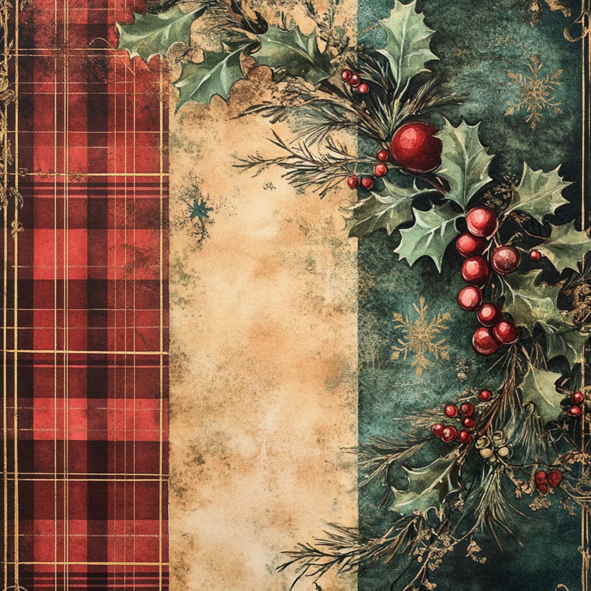 Victorian Christmas Paper 7