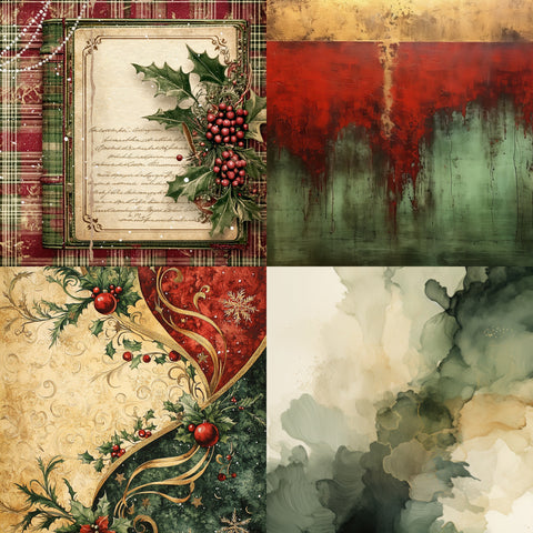 Victorian Christmas Paper 9