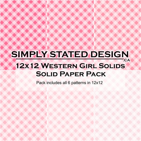 Western Girl 12x12 Paper Pack