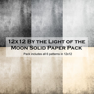 By the Light of the Moon 12x12 Solid Paper Pack
