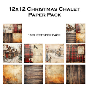 Christmas Chalet 12x12 Paper Pack