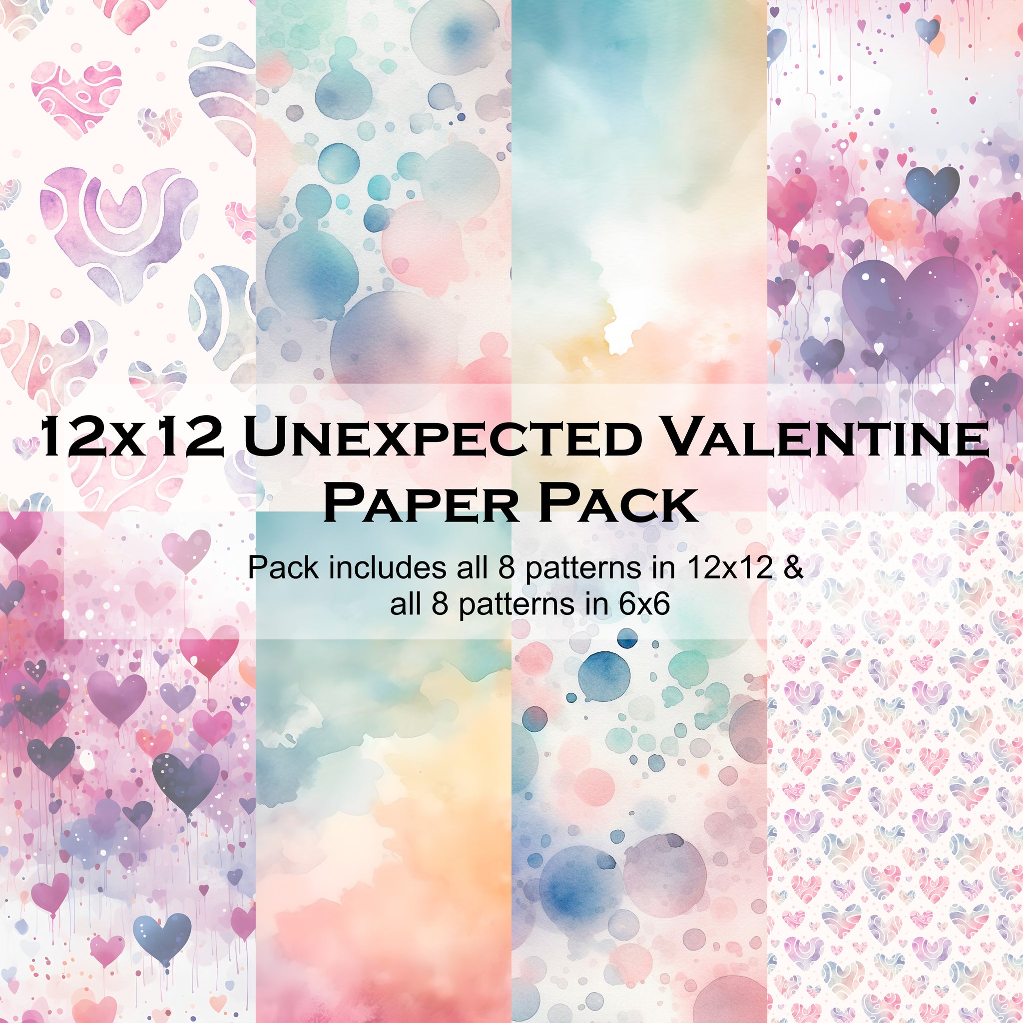 Unexpected Valentine 12x12 Paper Pack