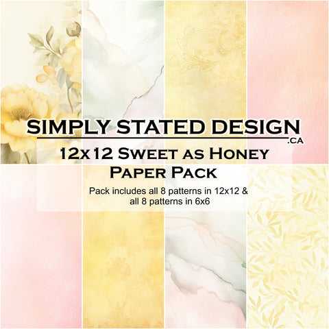 Sweet as Honey 12x12 Paper Pack