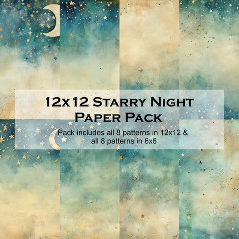 Starry Night 12x12 Paper Pack