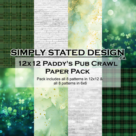 Paddy's Pub Crawl 12x12 Paper Pack