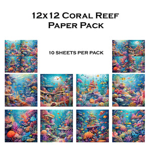 Coral Reef 12x12 Paper Pack