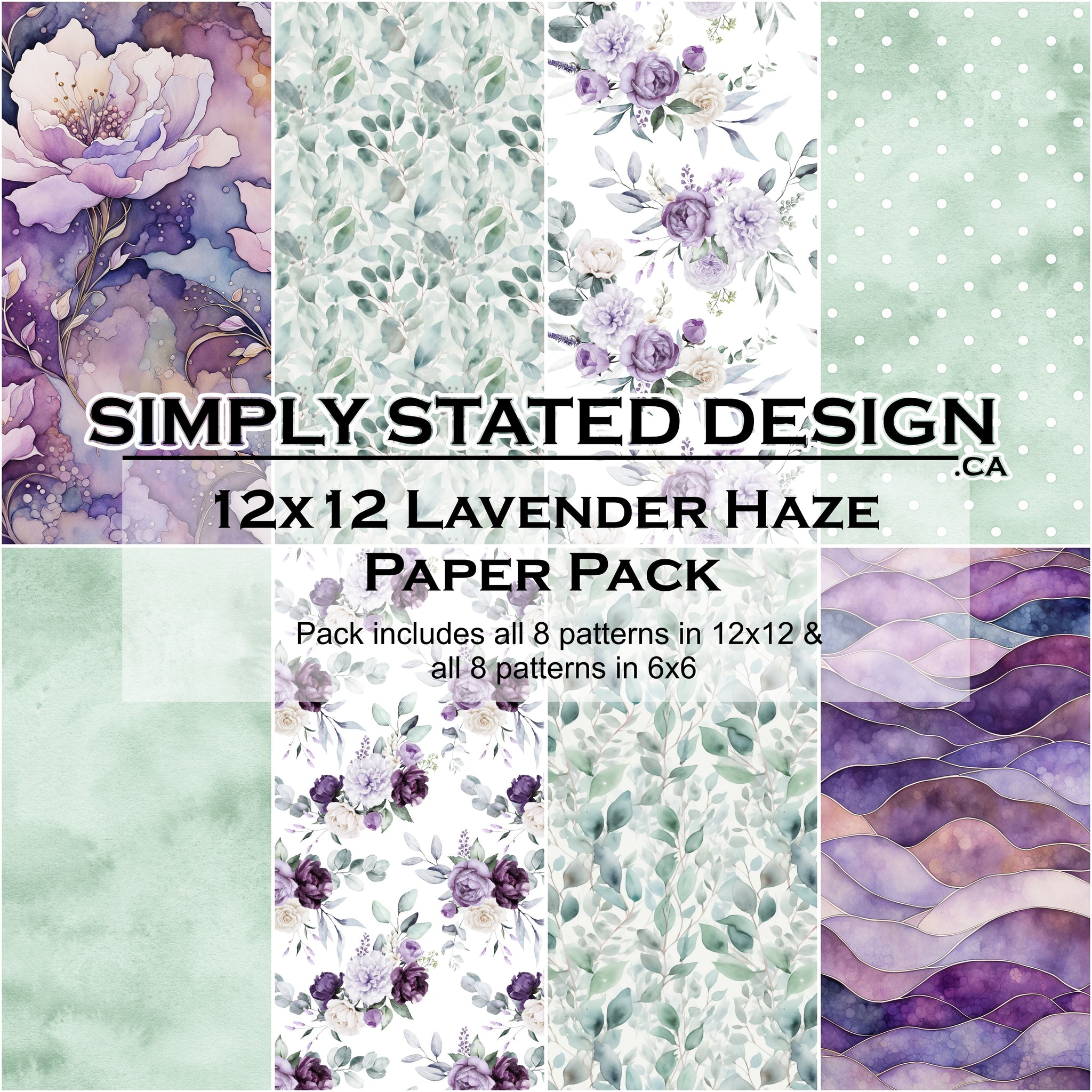 Lavender Haze 12x12 Paper Pack