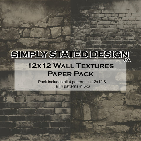 Wall Textures 12x12 Paper Pack