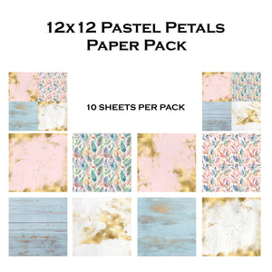 Pastel Petals 12x12 Paper Pack