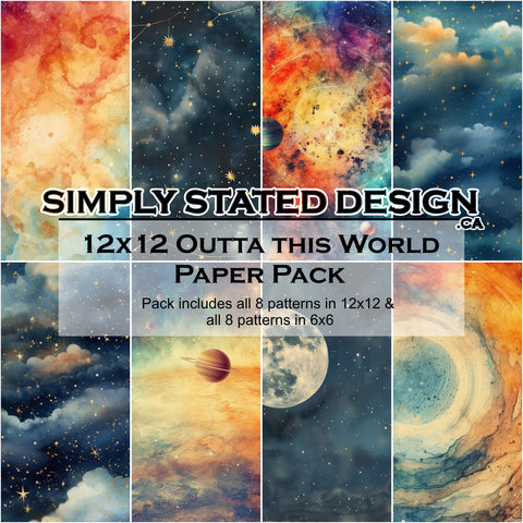 Outta This World 12x12 Paper Pack