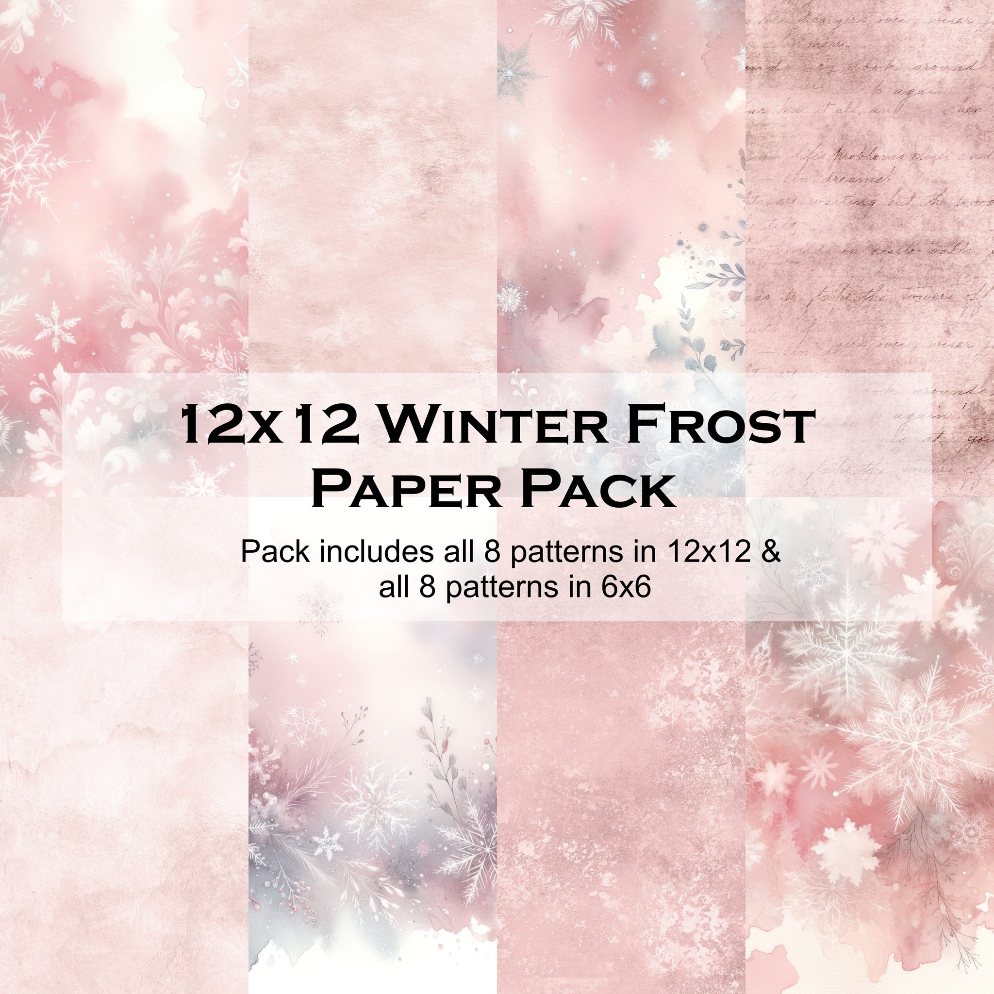 Winter Frost 12x12 Paper Pack