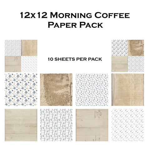 Morning Coffee 12x12 Paper Pack