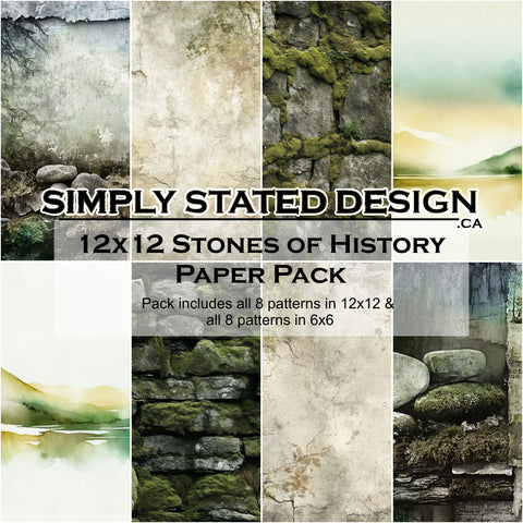 Stones of History 12x12 Paper Pack