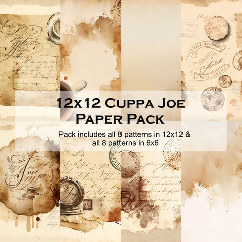 Cuppa Joe 12x12 Paper Pack
